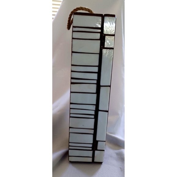 Unique Stained Glass Wine Box w/ Hinged Front - Picture 3 of 8